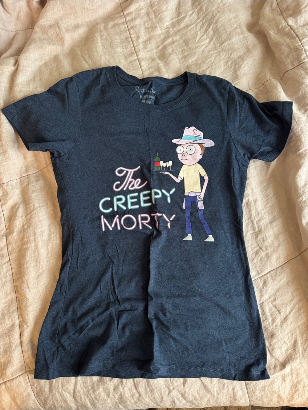Rick and Morty "The Creepy Morty" Graphic Tee - Black